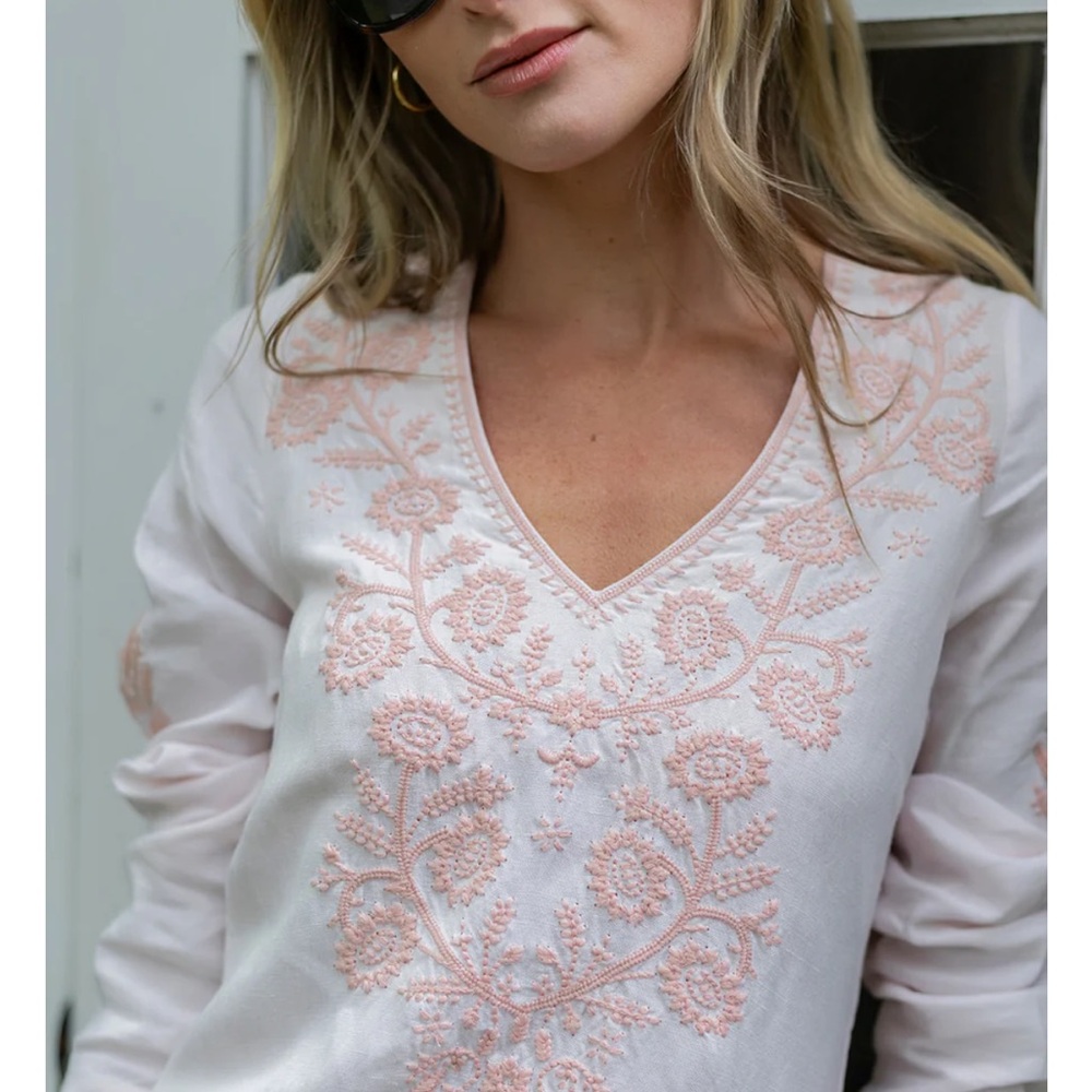 julia amory bridgette dress Embroidered Tunic Top - Picture 4 of 10